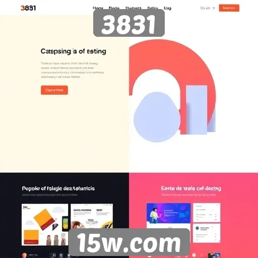 Evolução do design do site 3831 ao longo do tempo